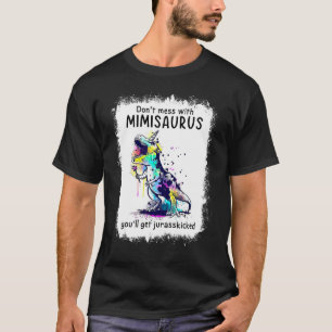 Mess niet met Mimisaurus... je krijgt Jurasskip T-shirt