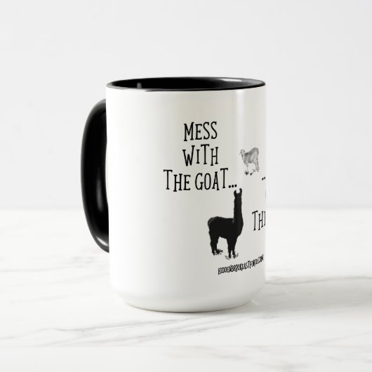 Mess with Goat Classic Mok (Voorkant links)