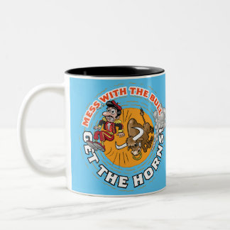 Mess with the Bull... Tweekleurige Koffiemok