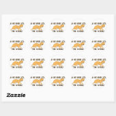 Mess with the Weasel Ronde Sticker (Vel)