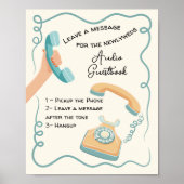 Message audio du livre d'or Doodle signe lunatique (Devant)