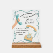 Message audio du livre d'or Doodle signe lunatique (Recto)