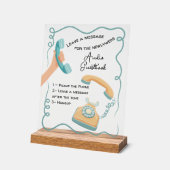 Message audio du livre d'or Doodle signe lunatique (Angle)