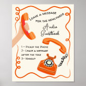 Message audio du livre d'or Doodle signe lunatique (Devant)