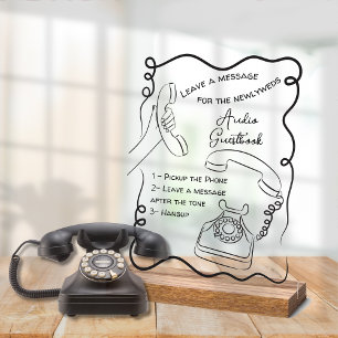 Message audio du livre d'or pour le signe mariage