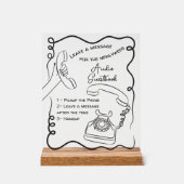 Message audio du livre d'or pour le signe mariage (Recto)