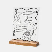 Message audio du livre d'or pour le signe mariage (Angle)