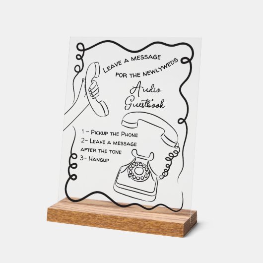 Message audio du livre d'or pour le signe mariage (Angle)