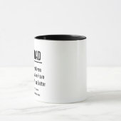 Message Bonus Papa Personnalisé - Mug Cadeau Stepd (Centre)