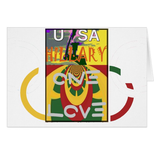 Message d'amour dans les couleurs de Rasta Imprime (Devant horizontal)