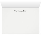 Message d'amour du mariage à la carte Groom (Intérieur Horizontal (Bas))