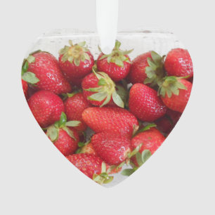 Message d'amour fraise avec image