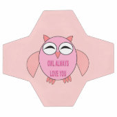 Message d'amour mignon Boule de football (Plat)