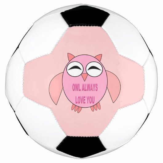 Message d'amour mignon Boule de football (Devant)