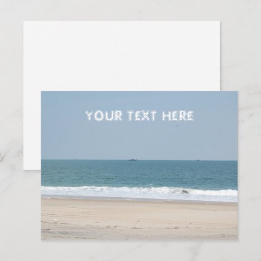 MESSAGE DANS LE CIEL - carte postale (Devant / Derrière)