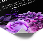 Message dans une bouteille impression Mariage noir (Coin)