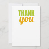 Message d'appréciation du Merci (Dos)