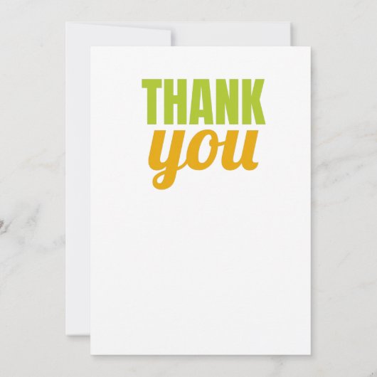 Message d'appréciation du Merci (Dos)