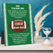 Message d'appréciation Plaques de football pour en (Côté)