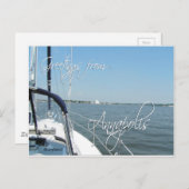 Message de bienvenue de la carte postale Annapolis (Devant / Derrière)