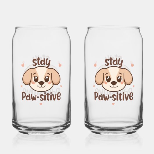Message de Chien Positif Inspirant (Recto)