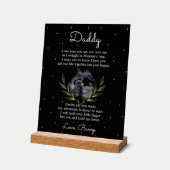 Message de coeur de Bump à papa (Angle)