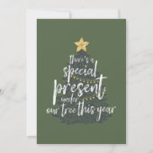 Message de Faire-part de grossesse de vacances sur (Devant)