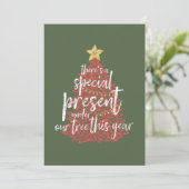 Message de Faire-part de grossesse de vacances sur (Debout devant)