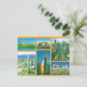 Message de la carte postale de Dubaï (Debout devant)