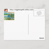 Message de la carte postale de Dubaï (Dos)