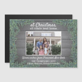 Message de la maison Photo carte magnétique (Devant / Derrière)