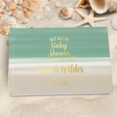 Message de Merci de Baby shower Ocean Beach modern