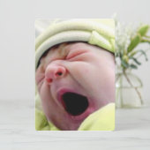 Message de Merci du nouveau-né bébé garçon de Fair (Debout devant)