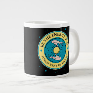 Message de motivation énergétique positive tasse d