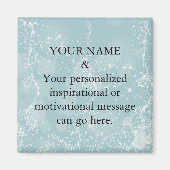 Message de motivation personnalisé Aimant de Parti (Devant)