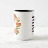 Message de mug de boue rouge BINDI MINGSIE sur le  (Centre)