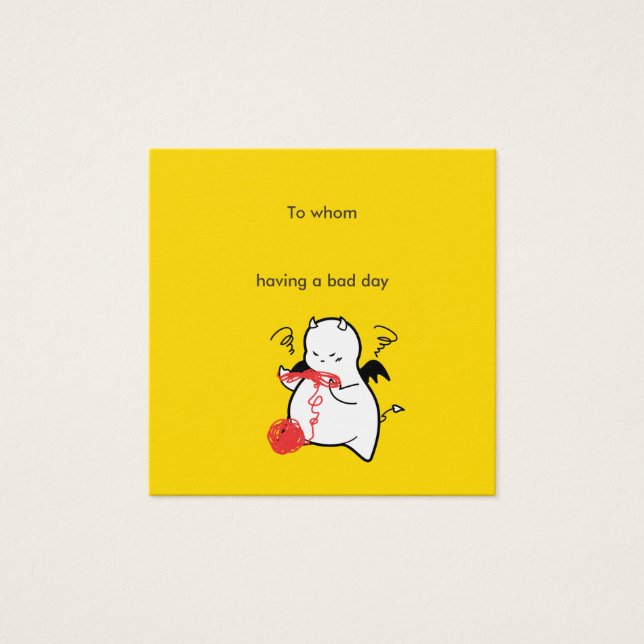 Message diabolique du mauvais jour (Devant)