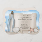 Message d'un Invitation Fête des mariées de Bottle (Devant / Derrière)