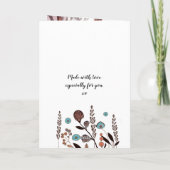 Message floral personnalisable Bonne carte d'anniv (Dos)