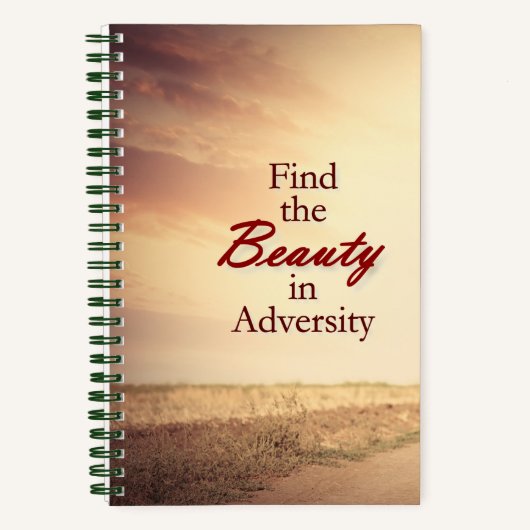 Message inspirant, journal d'écriture (Recto)