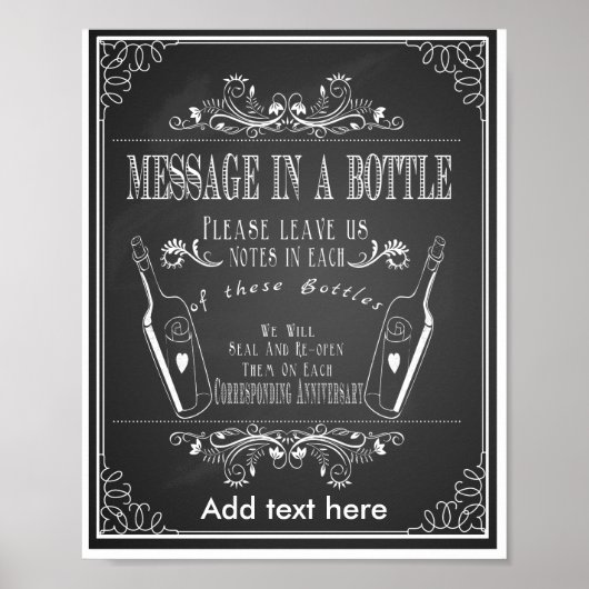 Message mariage de tableau de bord dans une impres (Devant)