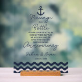 message mariage marine et blanc dans une impressio (Neutre)
