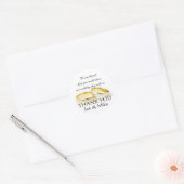 Message Merci des Stickers Favor Mariage (Enveloppe)