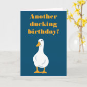 Message personnalisé amusant Carte d'anniversaire  (Fleur jaune)