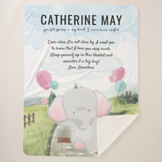 Message personnalisé Couverture pour enfant avec é