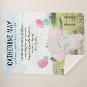 Message personnalisé Couverture pour enfant avec é (Devant (Horizontal))