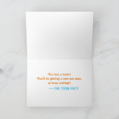 Message personnalisé de la carte de vœux de la fée (Intérieur)