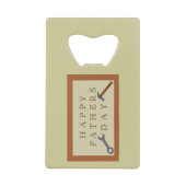 Message personnalisé du panneau en bois de la fête (Devant)