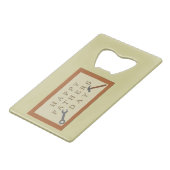 Message personnalisé du panneau en bois de la fête (Devant Angle)