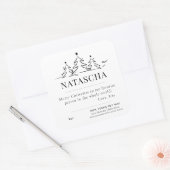 Message personnalisé personnalisé Étiquette de bou (Enveloppe)